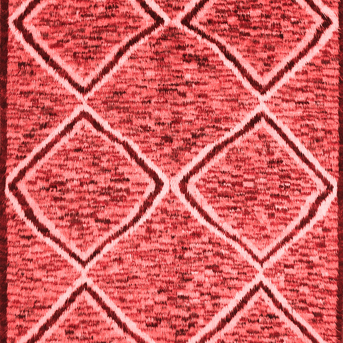 Abstract Red Contemporary Area Rugs