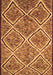 Abstract Brown Contemporary Rug, con1017brn