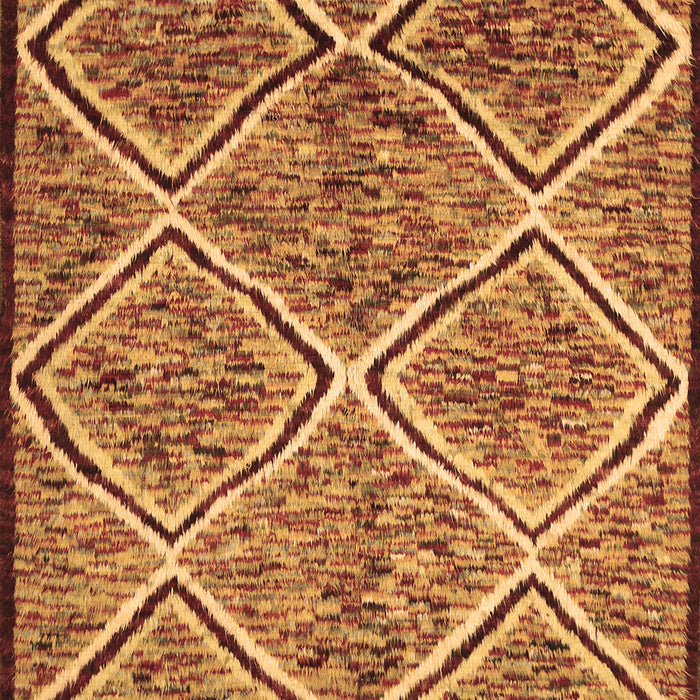 Abstract Brown Contemporary Rug, con1017brn