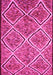 Abstract Pink Contemporary Rug, con1017pnk