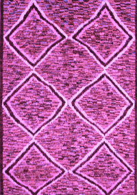 Abstract Purple Contemporary Rug, con1017pur