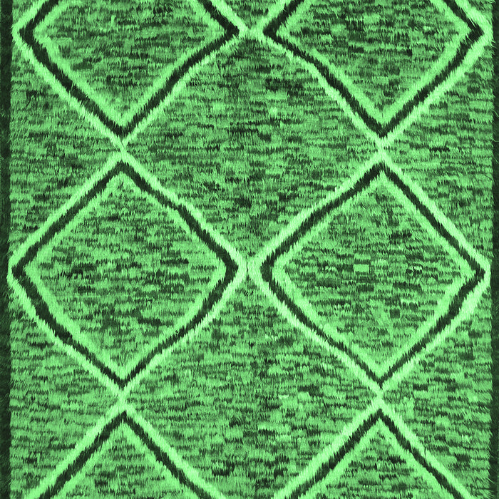 Abstract Emerald Green Contemporary Rug, con1017emgrn