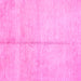 Square Abstract Pink Contemporary Rug, con1018pnk