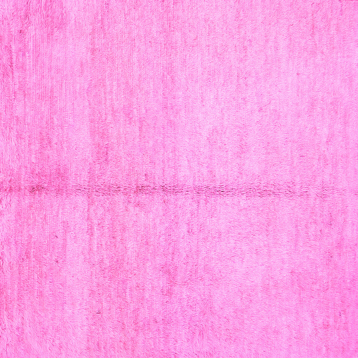 Square Machine Washable Abstract Pink Contemporary Rug, wshcon1018pnk