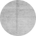 Square Abstract Gray Contemporary Rug, con1018gry