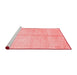 Contemporary Red Washable Rugs