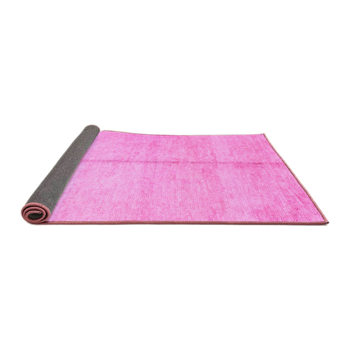 Sideview of Abstract Pink Contemporary Rug, con1018pnk