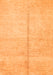 Serging Thickness of Machine Washable Abstract Orange Contemporary Area Rugs, wshcon1018org