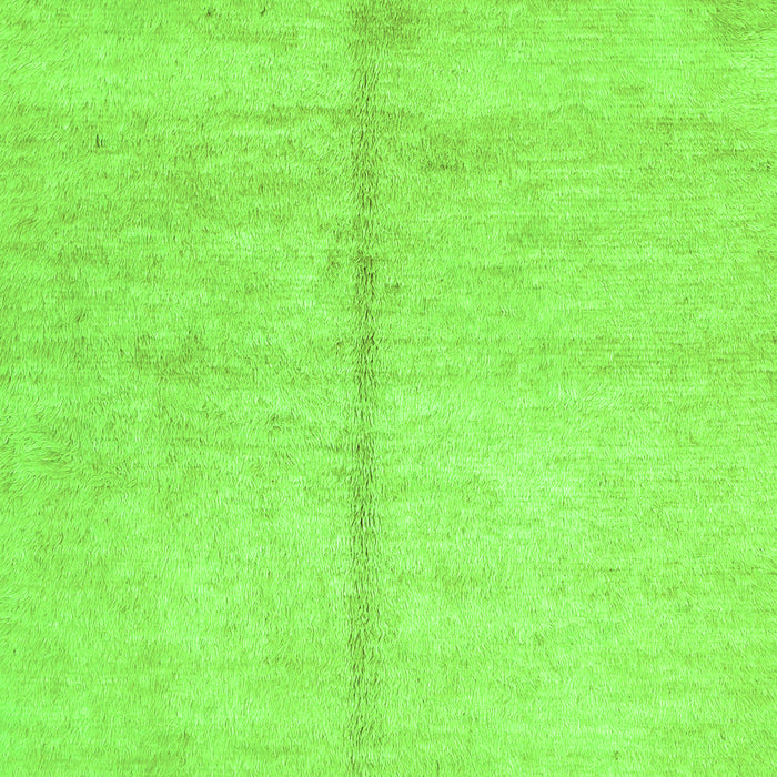 Serging Thickness of Machine Washable Abstract Green Contemporary Area Rugs, wshcon1018grn