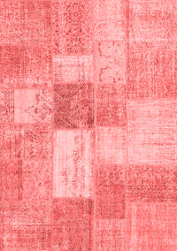 Patchwork Red Transitional Rug, con1019red