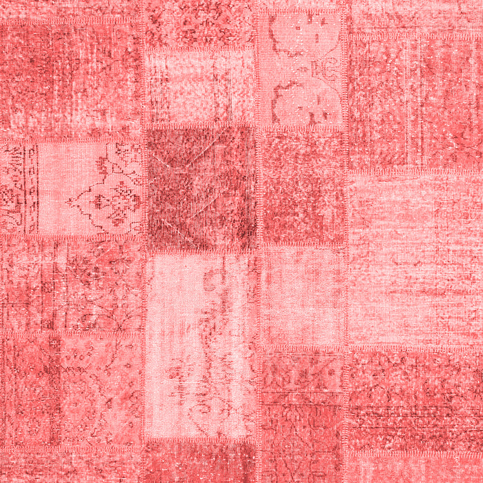 Patchwork Red Transitional Area Rugs
