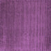 Square Abstract Purple Contemporary Rug, con101pur