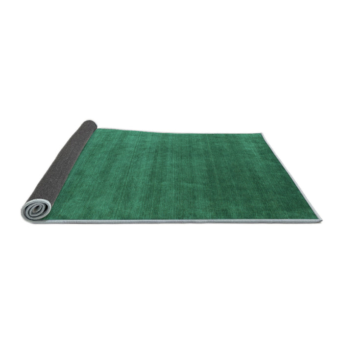 Sideview of Abstract Light Blue Contemporary Rug, con101lblu