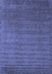 Abstract Blue Contemporary Rug, con101blu