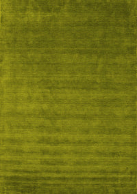 Abstract Yellow Contemporary Rug, con101yw