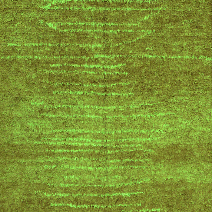 Serging Thickness of Machine Washable Abstract Green Contemporary Area Rugs, wshcon1020grn
