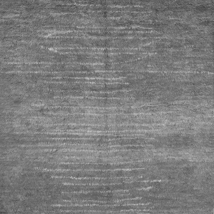 Round Machine Washable Abstract Gray Contemporary Rug, wshcon1020gry