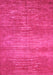 Machine Washable Abstract Pink Contemporary Rug, wshcon1020pnk