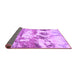 Sideview of Abstract Purple Contemporary Rug, con1021pur