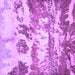 Square Machine Washable Abstract Purple Contemporary Area Rugs, wshcon1021pur