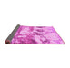 Sideview of Abstract Pink Contemporary Rug, con1021pnk