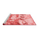 Contemporary Red Washable Rugs