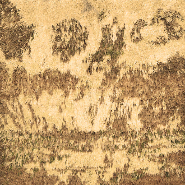 Machine Washable Abstract Brown Contemporary Rug, wshcon1021brn