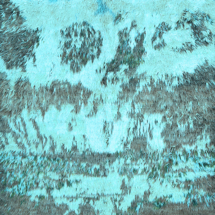 Abstract Light Blue Contemporary Rug, con1021lblu