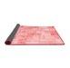 Patchwork Red Transitional Area Rugs