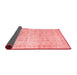 Abstract Red Contemporary Area Rugs