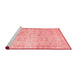 Contemporary Red Washable Rugs