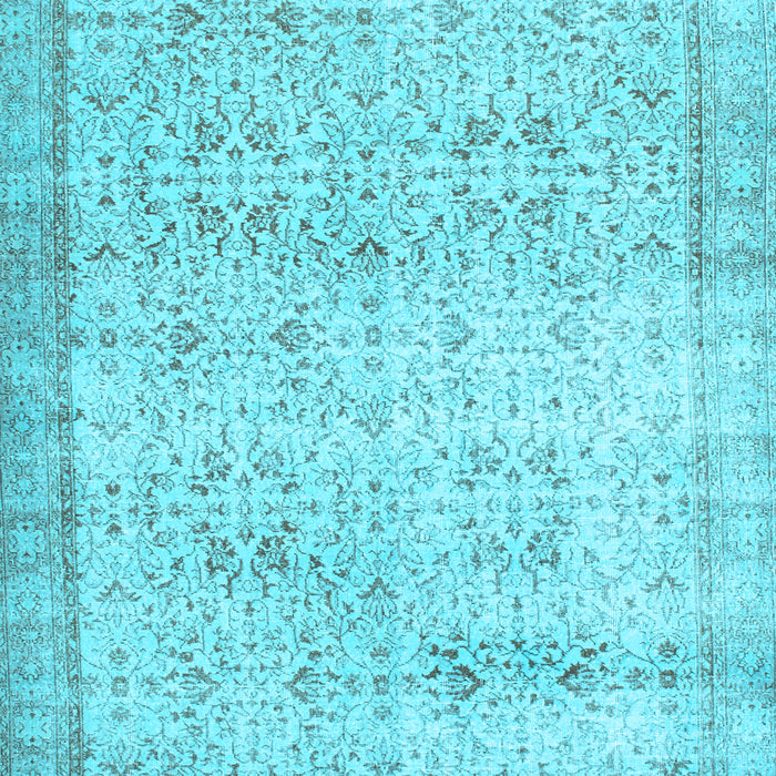 Machine Washable Abstract Light Blue Contemporary Rug, wshcon1023lblu