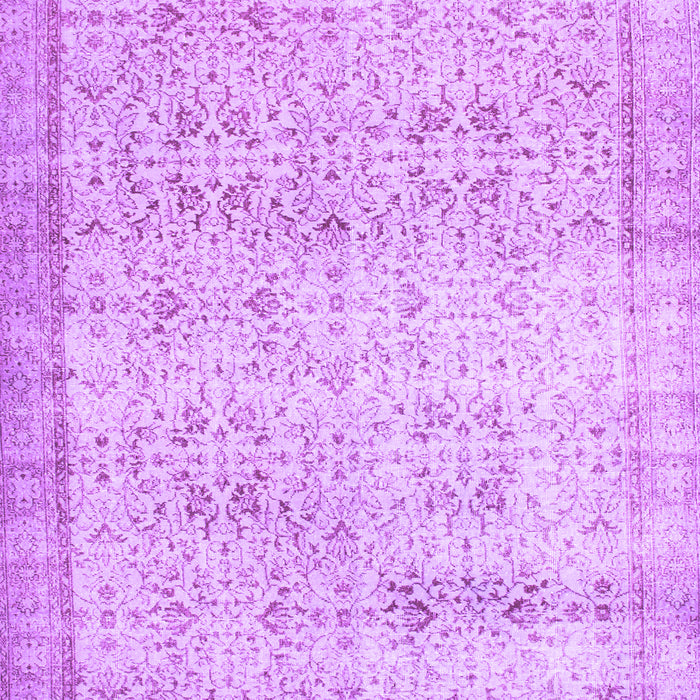 Abstract Purple Contemporary Rug, con1023pur