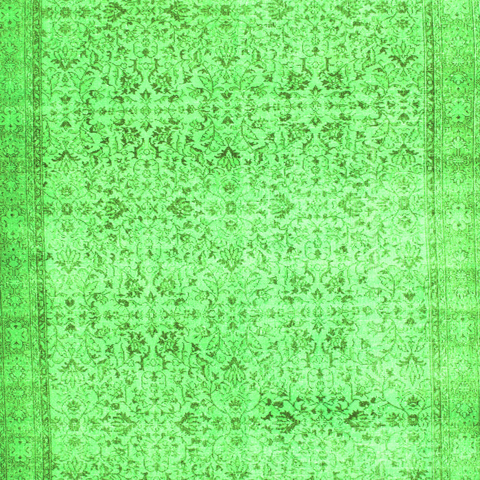 Abstract Green Contemporary Rug, con1023grn