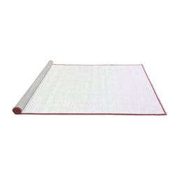 Sideview of Machine Washable Solid Purple Modern Area Rugs, wshcon1024pur