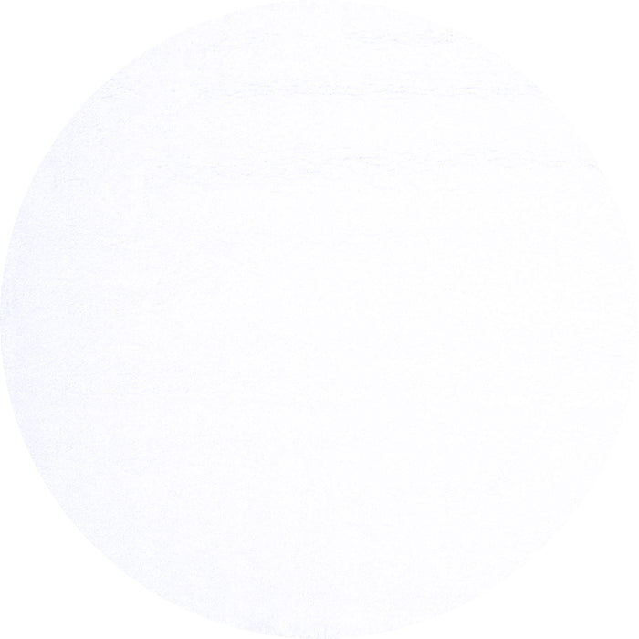 Round Solid Blue Modern Rug, con1024blu