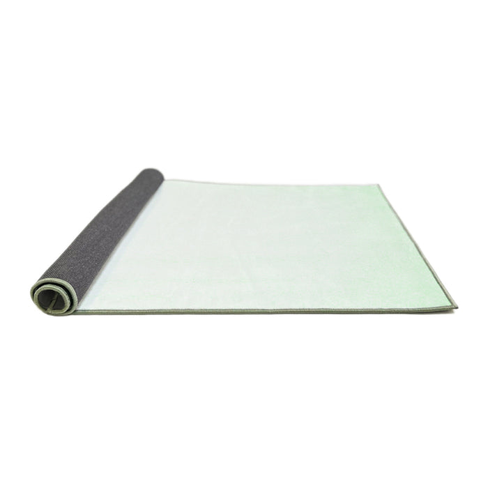 Sideview of Solid Emerald Green Modern Rug, con1024emgrn