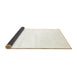 Sideview of Solid Brown Modern Rug, con1024brn