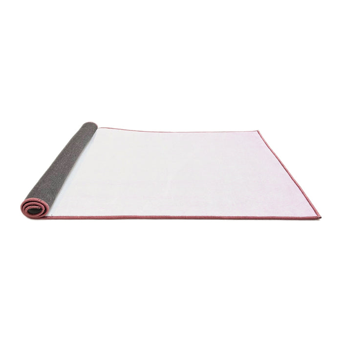 Sideview of Solid Pink Modern Rug, con1024pnk