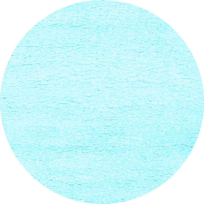 Round Machine Washable Solid Light Blue Modern Rug, wshcon1025lblu