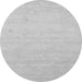 Machine Washable Solid Gray Modern Rug, wshcon1026gry