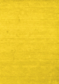 Solid Yellow Modern Rug, con1026yw