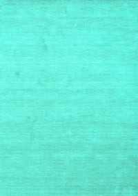 Solid Turquoise Modern Rug, con1026turq