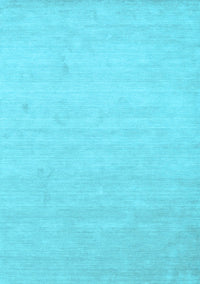 Solid Light Blue Modern Rug, con1026lblu