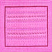 Square Machine Washable Abstract Pink Contemporary Rug, wshcon1027pnk