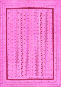 Abstract Pink Contemporary Rug, con1027pnk