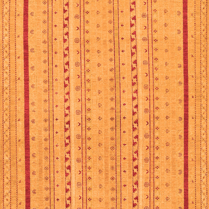Serging Thickness of Machine Washable Abstract Orange Contemporary Area Rugs, wshcon1027org