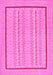 Machine Washable Abstract Pink Contemporary Rug, wshcon1027pnk