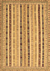 Southwestern Brown Country Rug, con1028brn