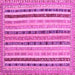 Square Southwestern Pink Country Rug, con1028pnk